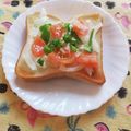 ﾁｲﾁｬﾝﾏﾏ's cooksnap of when they made サラダトースト.