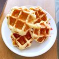 みーちゃんママ☆☆'s cooksnap of when they made 30分で完成？不思議パンの基本のワッフル.