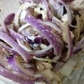 AiYuKE's cooksnap of when they made 紫玉葱とササミのマヨポン和え.