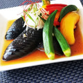辰夫女子's cooksnap of when they made 揚げないナス(夏野菜)の煮浸し.