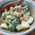 ゆぅまろちゃん's cooksnap of when they made ゆで卵ときゅうりとクリチのご馳走サラダ♫.
