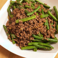 はっさく2021's cooksnap of when they made 春雨といんげんのひき肉炒め.