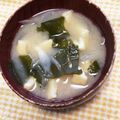 わたさな2016's cooksnap of when they made 5分で味噌汁！新玉ねぎとワカメの味噌汁♪.