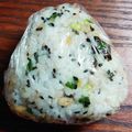 まやしゅうまま's cooksnap of when they made 揚げ玉・塩昆布おにぎり　.