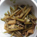 パンコパンダ's cooksnap of when they made めんつゆで簡単！！フキと油揚げの煮物｡.