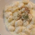 どこでもいっしょ's cooksnap of when they made じゃがいもニョッキのチーズソース♪.