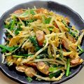 ♪ゆかたん♡'s cooksnap of when they made ウインナー入りチャンプル.