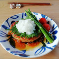 Newチヨコっと♪'s cooksnap of when they made 和風豆腐ハンバーグ✿～大根おろしソース～.