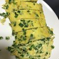 ☆sinnkuro★'s cooksnap of when they made お弁当にも最適♪ニラの厚焼き卵.