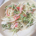 よもニャン's cooksnap of when they made 簡単【かいわれとカニカマのマヨサラダ】.