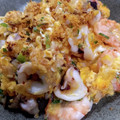 こうのとりヒロシ's cooksnap of when they made エビとイカの中華たまご炒め.