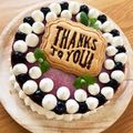 おはよんぐ's cooksnap of when they made ブルーベリー♪レアチーズムースケーキ♪.