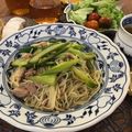 Amalka's cooksnap of when they made ツナとアスパラ「めんつゆバターパスタ」.