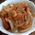 こうのとりヒロシ's cooksnap of when they made ウインナーと玉葱☆焼肉のたれチーズ炒め.