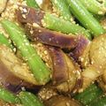 ＹUM！'s cooksnap of when they made お弁当・箸休めにナスとインゲンのごま和え.