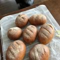 miko23kr's cooksnap of when they made 糖質オフ！クリームチーズふすまパン.