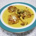 ＠迷子＠'s cooksnap of when they made ◆カレークリーム&きのこのハンバーグ♪◆.