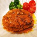 金魚のひらり's cooksnap of when they made 簡単！美味しい！煮込みハンバーグ♪.
