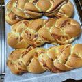 クックI29SCN☆'s cooksnap of when they made あんこの三つ編みパン（生地作りはHBで）.