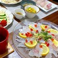 ばだ☆'s cooksnap of when they made 鯛のカルパッチョ.