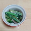 よいぴ's cooksnap of when they made 小松菜とベーコンのニンニク炒め！あと一品.