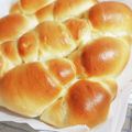 MIZU14's cooksnap of when they made ふわふわ＊ぎゅうぎゅうロールパン.