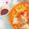 hikarin♪'s cooksnap of when they made シャキッと満足 梅肉ドレッシング〜サラダ.