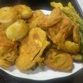 黒ベイマックス's cooksnap of when they made インドの天ぷら：海老と野菜のパコラ.