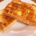 ひろ0922's cooksnap of when they made フライパンで簡単！ホットサンド。.