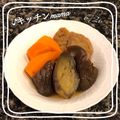♪キッチンmama's cooksnap of when they made 茄子とさつま揚げの煮物♪.