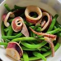 ＠ブルーホール's cooksnap of when they made イカといんげんの中華サラダ.
