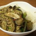 ひろぴた's cooksnap of when they made 豚ひき肉と茄子の甘辛丼.