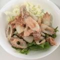 まめ郎's cooksnap of when they made ♪水菜とちくわの明太マヨ味サラダ♪.