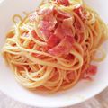 どどこどこどこ's cooksnap of when they made 全卵で簡単♪カルボナーラ.