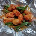 和☆2049's cooksnap of when they made ソーセージとインゲンのカレーケチャップ.