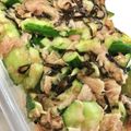 ムーヒツジ's cooksnap of when they made 決め手はごま油！きゅうりツナの塩昆布和え.