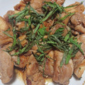 ナーちゃん's cooksnap of when they made ポンの鶏ももと油揚げの甘辛炒め.