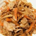 とん子♪'s cooksnap of when they made 豚肉とごぼうの甘辛生姜炒め.