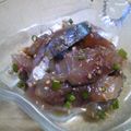 ★じん★'s cooksnap of when they made 酒の肴にもあう『鯵のネギ漬け』.