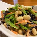 yu-ka-mama's cooksnap of when they made きぬさやとひじきの豆乳カラシ酢味噌和え.