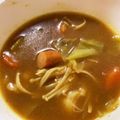 チっプちゃん's cooksnap of when they made カレーの残りをリメイク！すいとんスープ.