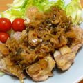 ななクレープ's cooksnap of when they made 鶏もものねぎたっぷり♪ソース.