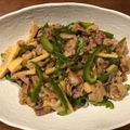 なつうみ's cooksnap of when they made 簡単！絶品チンジャオロース.