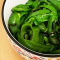 ♪ミチル♪'s cooksnap of when they made ピーマン塩昆布和え.