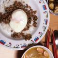 アラフィフ新米主婦♪'s cooksnap of when they made 豚ひき肉とニラのそぼろ丼.