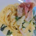☆とまき☆'s cooksnap of when they made 牛乳で出来る簡単！たらこクリームパスタ.