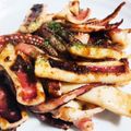 kinniko's cooksnap of when they made イカのニンニク醤油バターソテー.