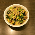 りこまこせいやのパパ's cooksnap of when they made 挽き肉と小松菜の卵とじ.