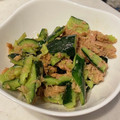 sasakurei's cooksnap of when they made きゅうりとツナの和え物.