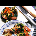 m1kar1n5's cooksnap of when they made ニラとウインナーの玉子とじ.
